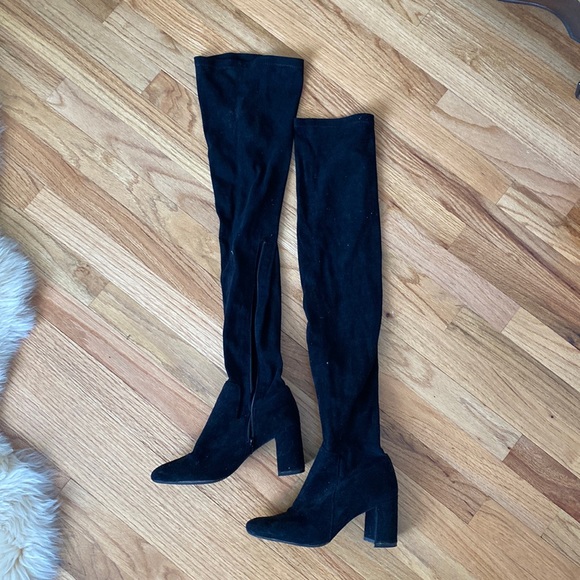 Jeffrey Campbell cienega suede thigh high boots - Picture 2 of 5
